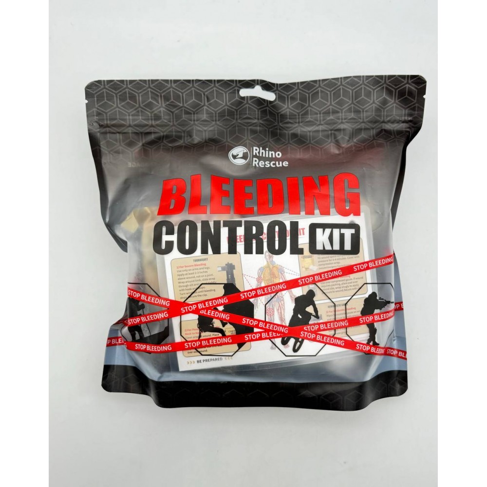 Купить Комплект для остановки кровотечений «Bleeding Control Kit» Rhino  Rescue в Орехово-Зуево цена 3380 руб. в интернет-магазине